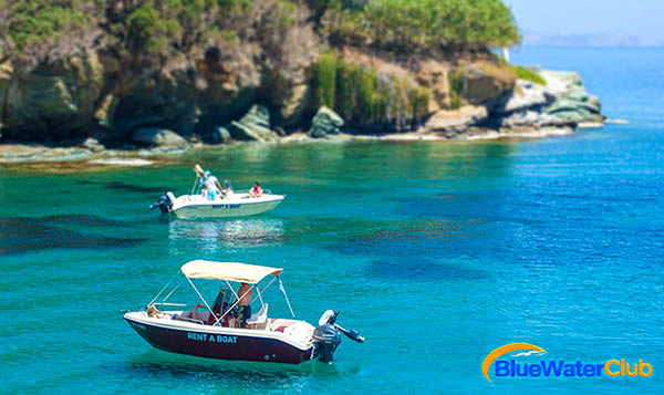 Rent a boat agia pelagia crete BlueWaterClub w x
